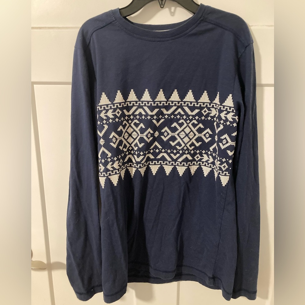 Men’s large navy blue joe boxer long sleeve T-shirt